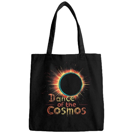 Cosmic Eclipse Ballet Celestial Phenomena Art Bags
