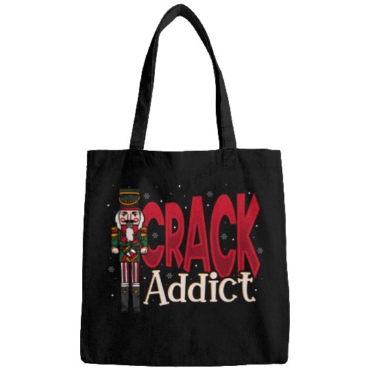 Crack Addict Nutcracker Christmas Squad Ballet Dance Bags