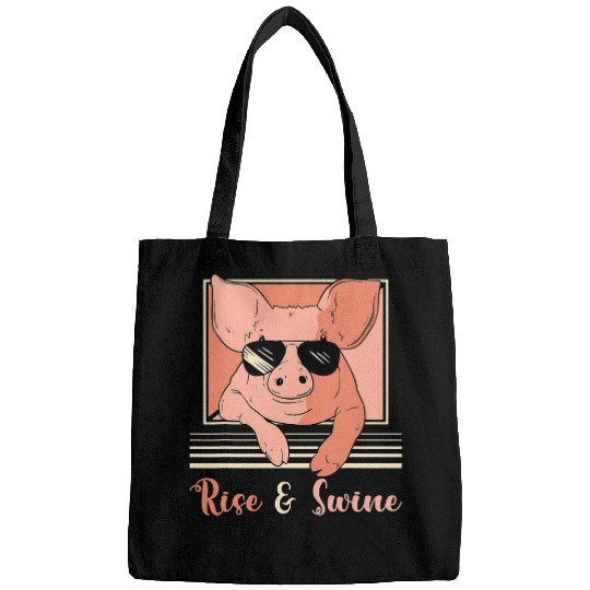 Rise 2SWines Pig Lover Livestock Farm Animals Pig Farming Bags