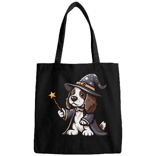 English Springer Spaniel Wizard Funny Dog Magic Bags