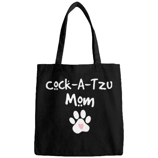 CockATzu Mom Cocker Spaniel Shih Tzu Mix Breed Dog Bags