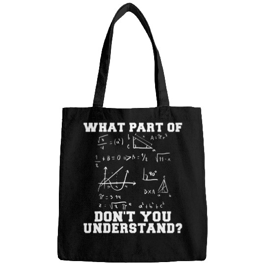Math Teacher Funny High School Mathematic Quote Math Formula Bags