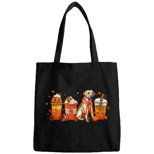 Fall Coffee Mug with Labrador Dog Fall Vibes Thanksgiving Bags