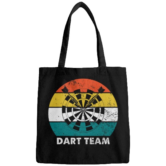 Dart Team Funny Retro vintages Style Dart Lover Player Coach Bags