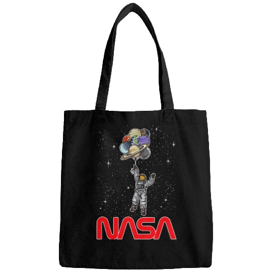 Lacrosse Gift NASA Astronaut flying Balloons Planets Worm Logo Bags