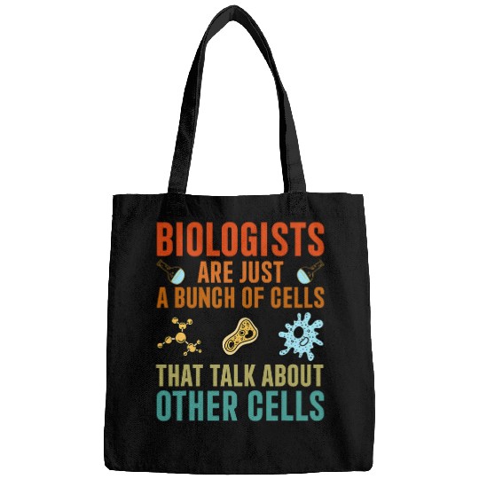 Biologist Funny Biology Scientist Science Teacher Bags