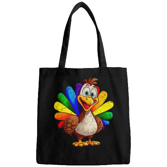Turkey Harvest Feast LGBTQ Pride Autumn Rainbow Bags