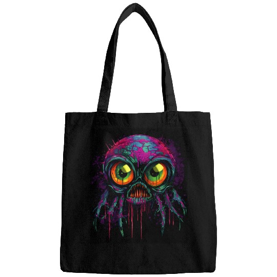 Sinister Spin Shadowy Spider Drawing Bags