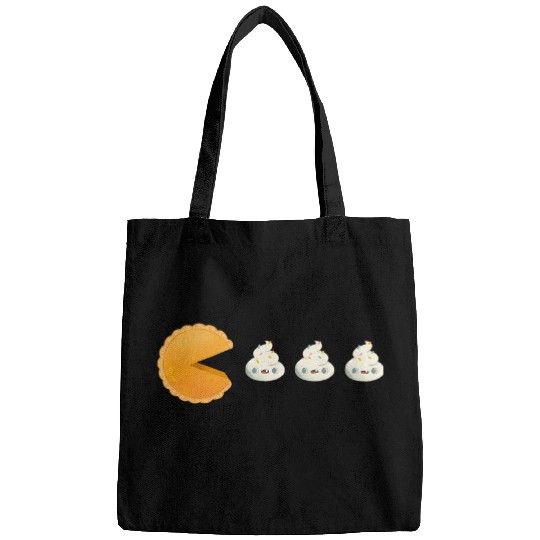 Pumpkin Pie Eating Whipped Cream 2bests Gift For Turkey Day Bags