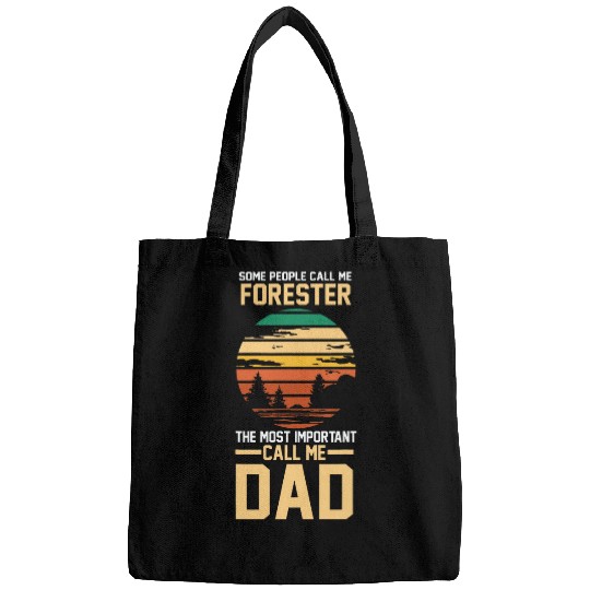 Father Dad Forest Forestry Worker Forester Bags