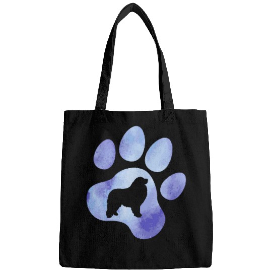 Great Pyrenees Dog Watercolor Animal Lover Bags