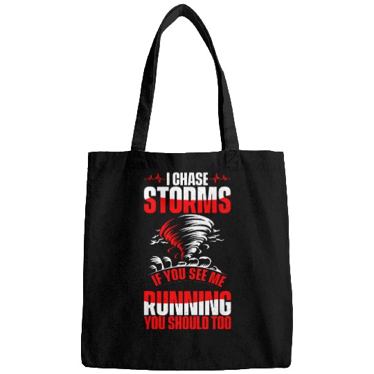 Meteorologist tornado storm chaser meteorology storm chasing Bags