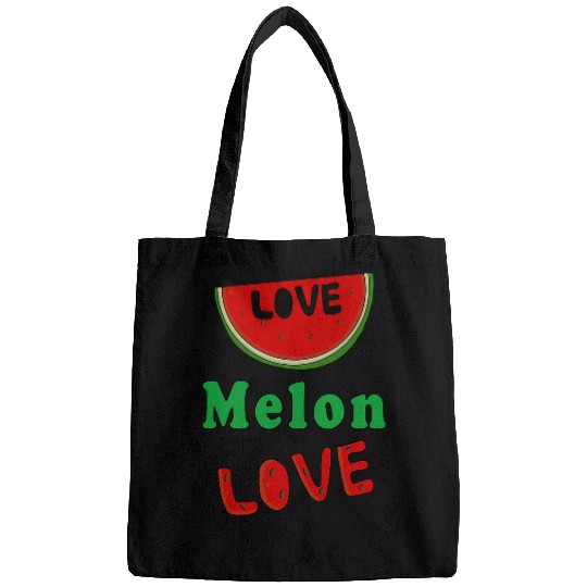 Lacrosse Gift Love Melon Love Watermelon Melon Sommer Funny Costume Bags