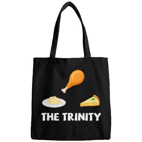 The Trinity Turkey Pie Mashed Potatoes Funny Thanksgiving Bags
