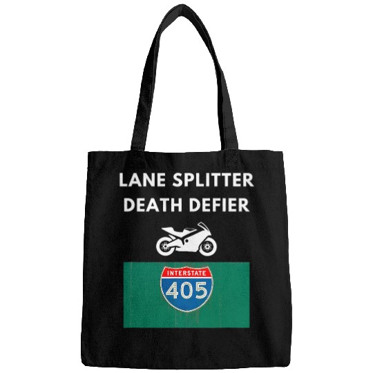 Lane Splitting Death Defying Motorcycle Rider Bags