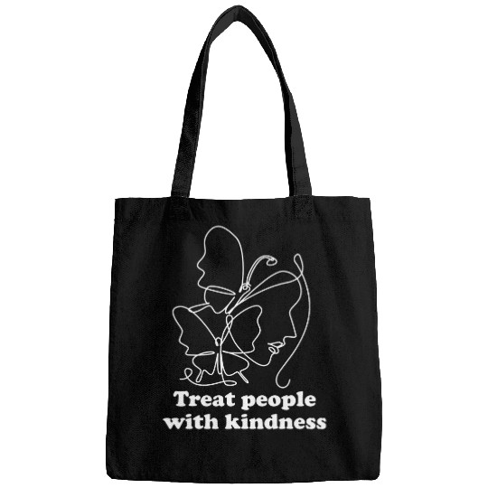 Treat People With Kindness Butterfly Bags