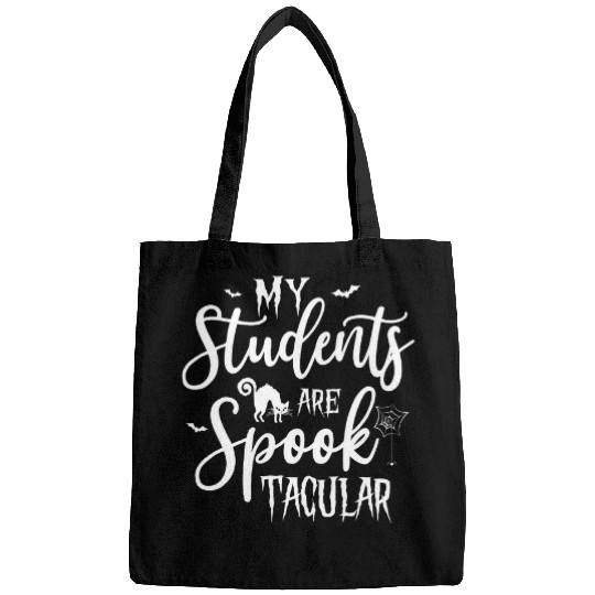 Lacrosse Gift My students are Spook Tacular SpiderCat Bags