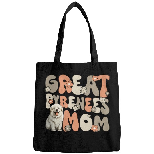 Great Pyrenees Dog Groovy Worlds bests Great Pyrenees Mom Bags