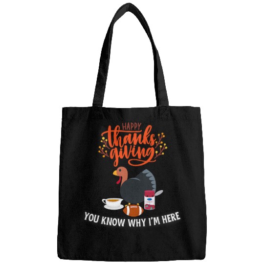 Turkey Gravy Cranberry Sauce Happy Thanksgiving meme funny Bags