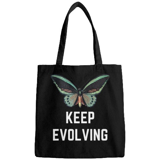 Keep Evolving Butterfly Metamorphosis Cute Insect Bugs Sweet Bags