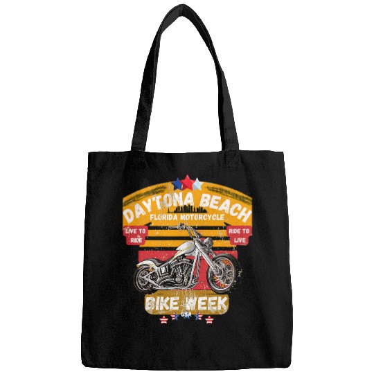 Daytona Beach Bike Week 2024 Motorcycle vintages Design Bags