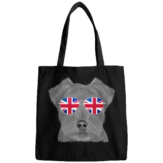 Norfolk Terrier Dog Union Jack Sunglasses Bags