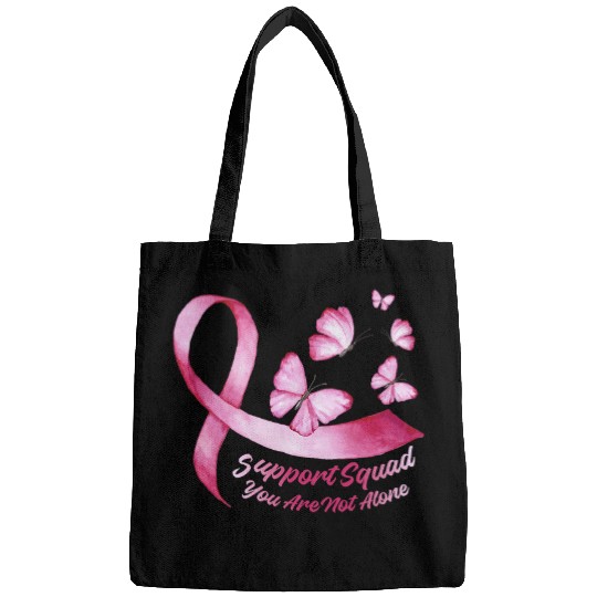 Support Squad You Are Not Alone Butterfly Ribbon Awareness Bags