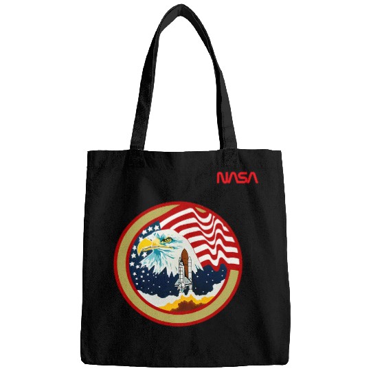 Lacrosse Gift NASA Space Shuttle STS 36 Mission Crew Worm Logo Bags