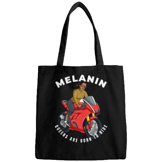 Melanin Bike Rider Black Queen Women Motorcycle Biker Riding 211 Bags
