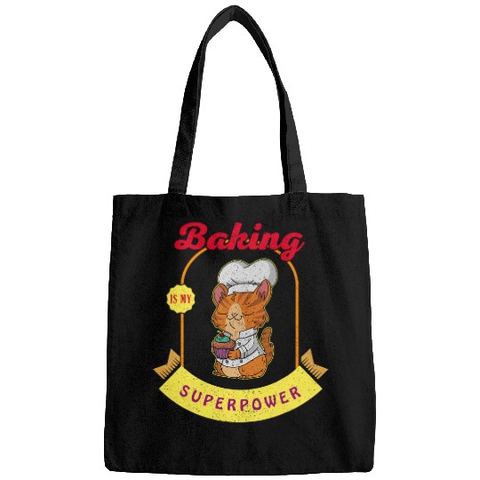 Baker kittens kids cute chefs baking cupcake toque blanche 5 Bags