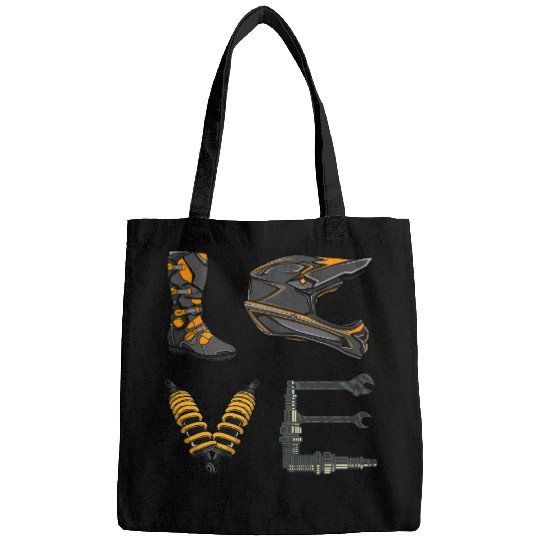 Love Drive Motorcycle Rider Motocross Exhibition Dirt Bike Bags