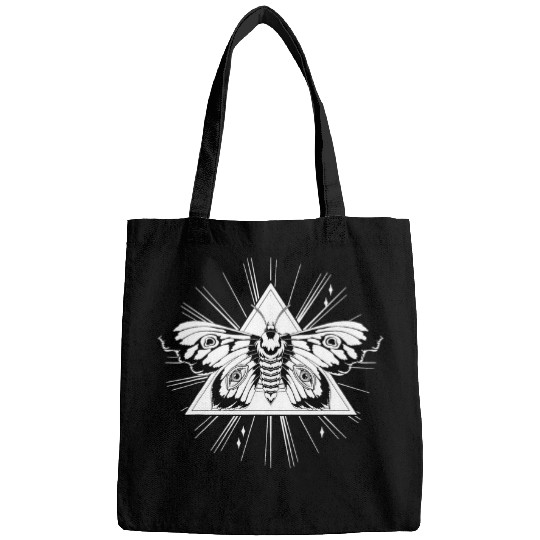 Pagan Witchcraft Insect Dark Magic Wiccan Witch Moth Occult Bags