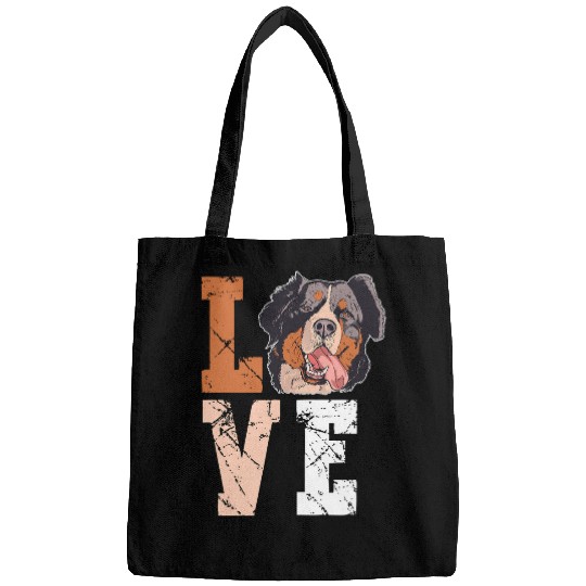 Love Saint Bernard Design Dog Lover Bags