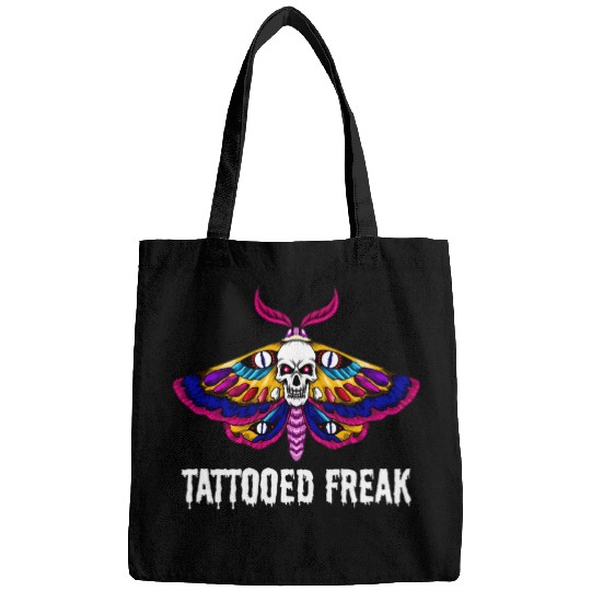 Tattooed Freak Moth Cottagecore Butterfly Tattoo Inked Goth Bags