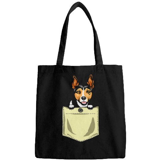 Dog Rat Terrier In The Pocket Puppy Bags