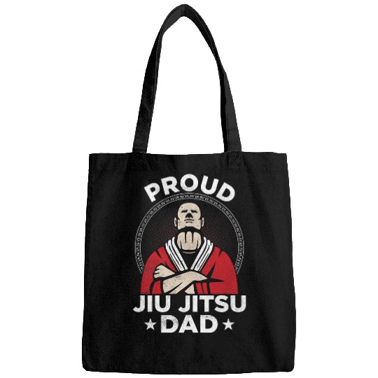 Proud Jiu Jitsu Dad BJJ MMA Jujitsu Jiu Jitsu Bags