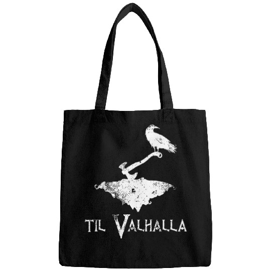 Til Valhalla   for men Until Valhalla Viking Odins Raven Bags