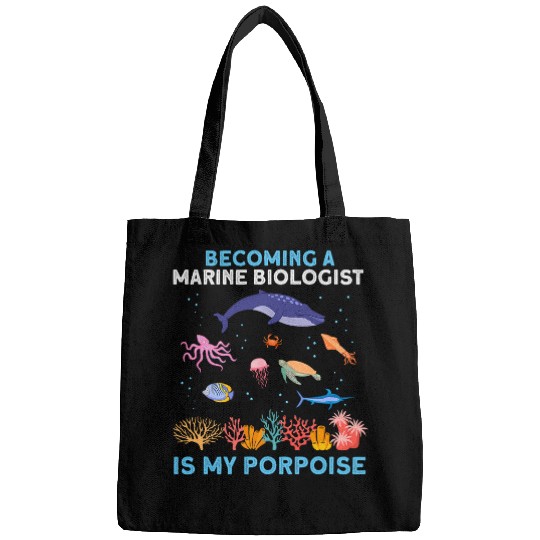 Future Marine Biologist Ocean Student Marine Biology Bags