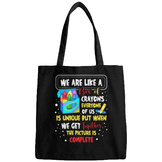 Crayon Lover Color Artist Coloring Art Teacher Bags