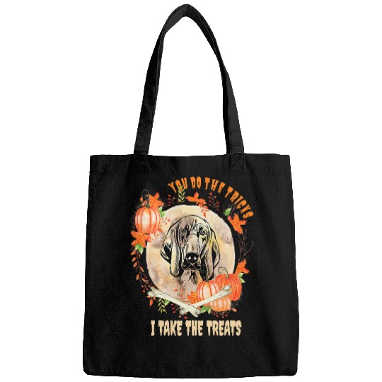 Bloodhound Dog Owner Halloween Pumpkin Humor Funny 580 Bags