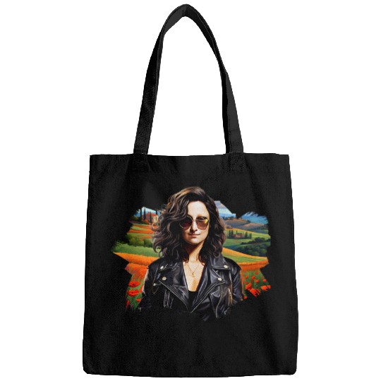 Cool Mona Lisa Sunglasses famous Leonardo Da Vinci Art Bags