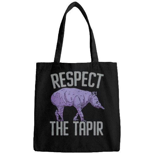 Respect The Tapir Wildlife Animal Zookeeper Bags