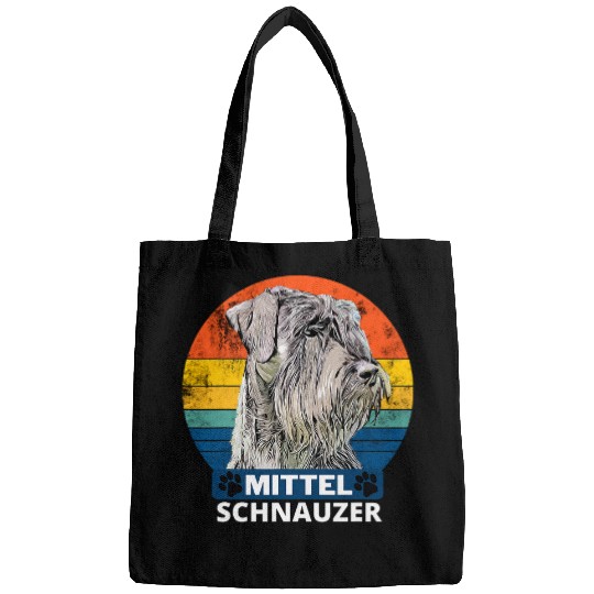 Medium Schnauzer dog breed Bags