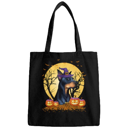 Dog Doberman Holiday 365 Halloween Doberman Pinscher Dog Pumpkin 155 Bags