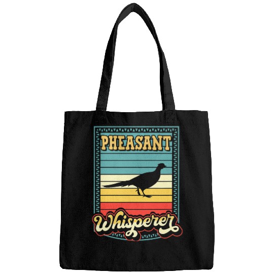Pheasant Whisperer Funny Pheasant Hunting Retro Vintage Bags
