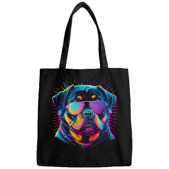 Dog Rottweiler Lover Rottie Portrait 663 Bags