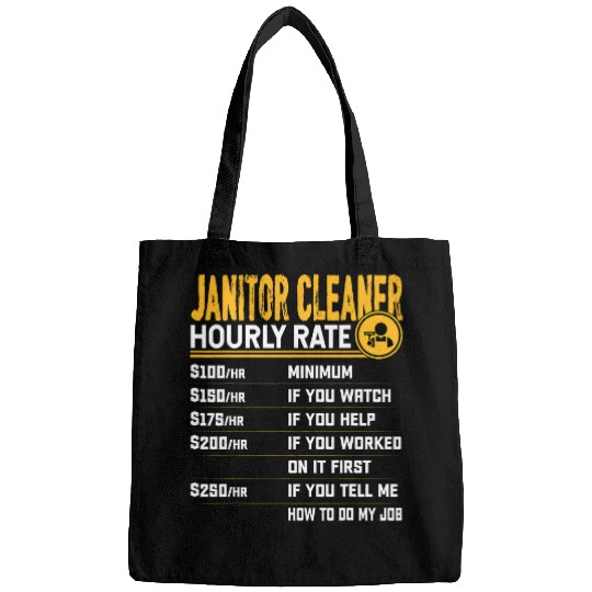 Janitor Cleaner Hourly Rate 2Funny Custodian Cleaner Bags