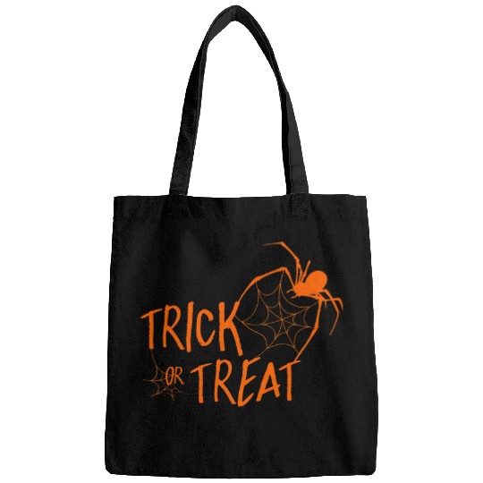 Trick Or Treat Spooky Spider Halloween Bags