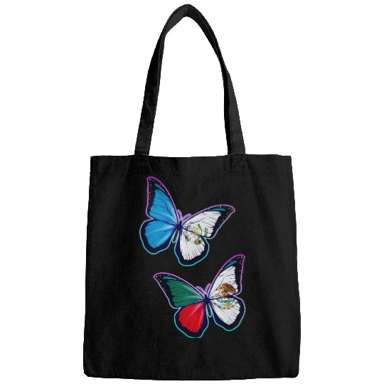 Mexico and Guatemala bicultural roots  Butterfly version Bags