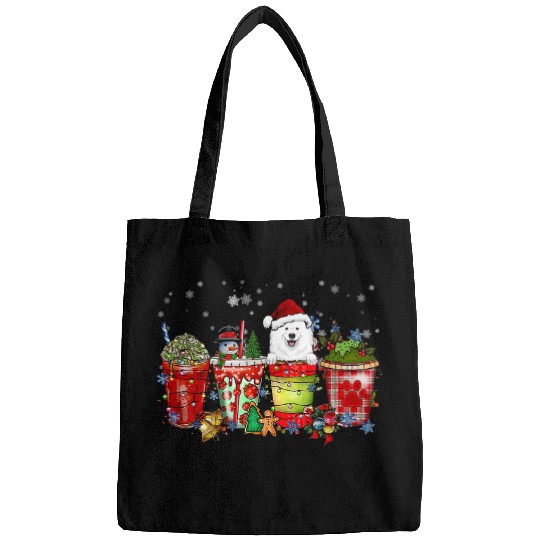 Dog Samoyed Iced Latte Snowmen Sweets Snow Christmas Coffee Bags
